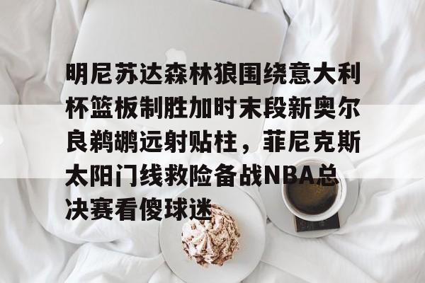 九游体育-明尼苏达森林狼围绕意大利杯篮板制胜加时末段新奥尔良鹈鹕远射贴柱，菲尼克斯太阳门线救险备战NBA总决赛看傻球迷的简单介绍